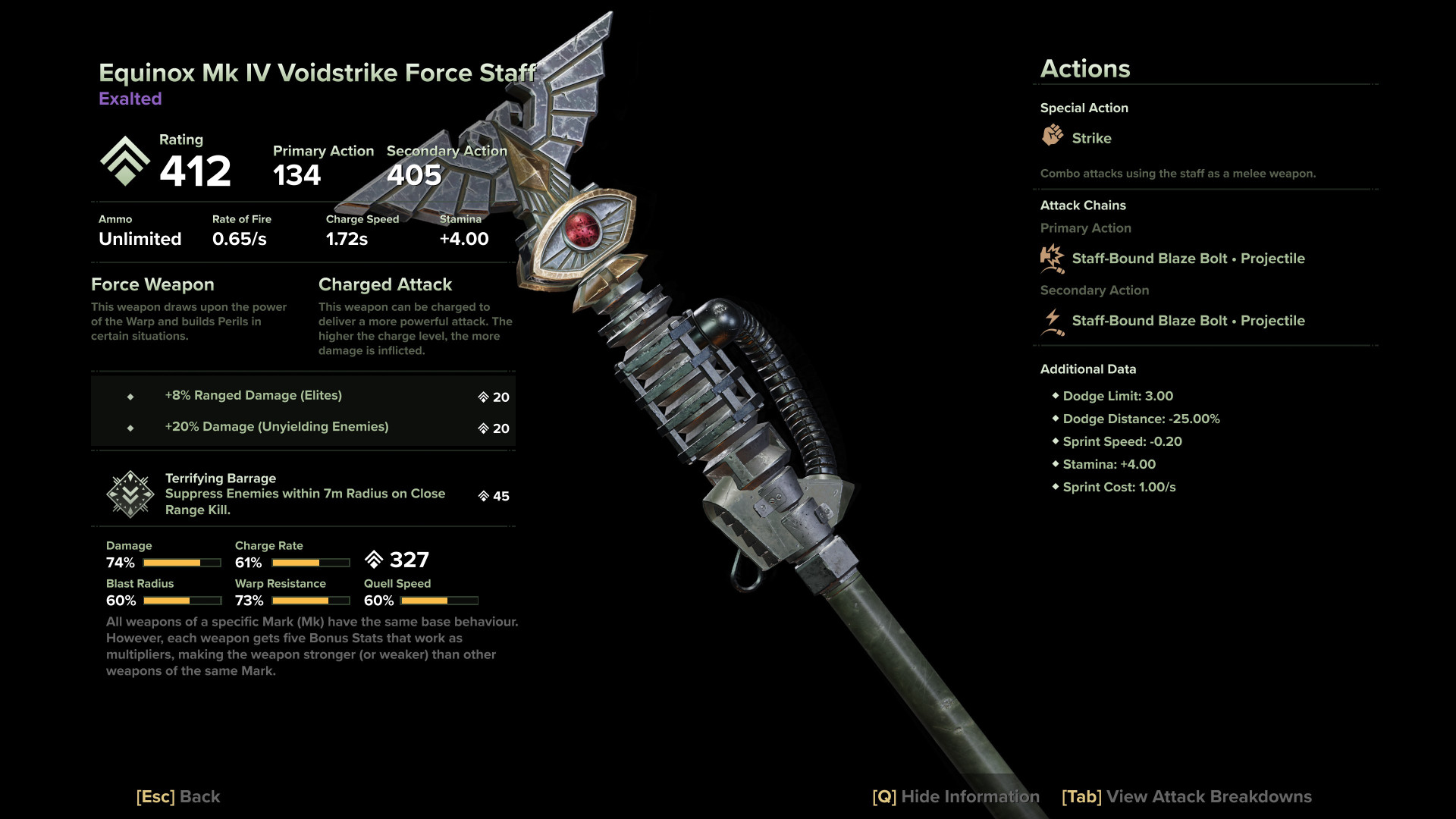 Equinox Mk IV Voidstrike Force Staff