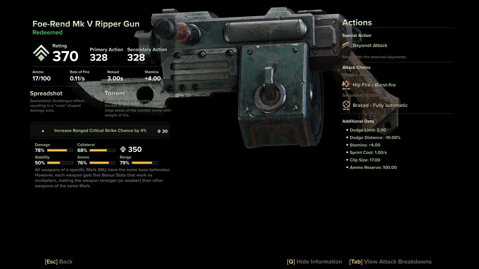 Foe-Rend Mk V Ripper Gun