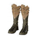 Feathered Drakeskin Boots