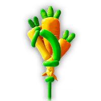 Cheery Bunny Carrot Staff